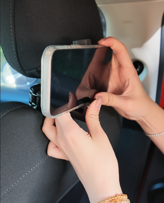 2-in-1 Car Headrest Hook & Universal Phone Holder